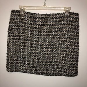J. Crew 6 skirt | Black, Silver, Gold, White